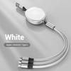 AOM1 3-in-1 Micro Data Wire USB Type C Fast Charger Cable For Toyota Chr Corolla Camry Rav4 Yaris Hilux Prius Avensis Auris Prado