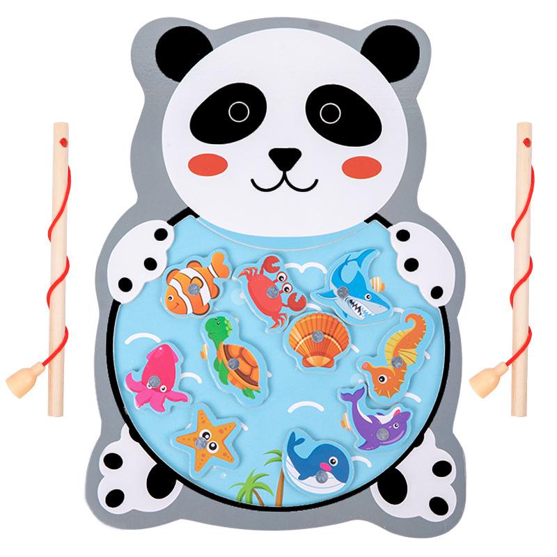 

Детская магнитная деревянная игра «Рыбалка» - Интерактивный развивающий набор для ролевых игр