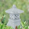 Exquisite Solar LED Pagoda Lantern Creative Solar Stone Tower Light Statue Light  Courtyard
