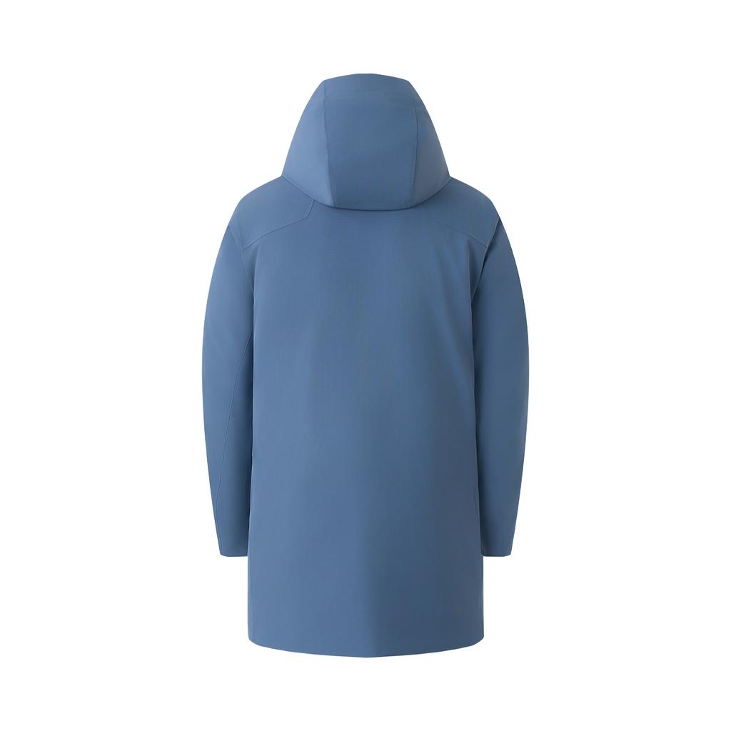 Li Ning Glory Series Hooded Logo Pattern Casual Down Jacket Men outerwear AYMV795-2