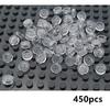 MOC Transparent Bulk Bricks 1x1 2x4 1x4 Clear Building Block Wall Panels and Baseplates