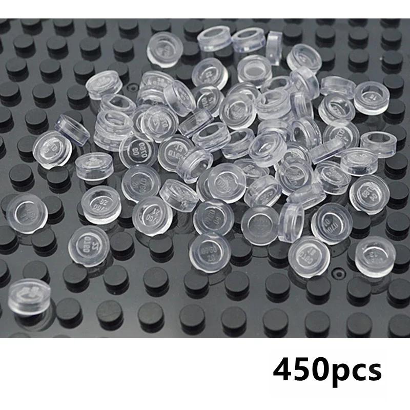 MOC Transparent Bulk Bricks 1x1 2x4 1x4 Clear Building Block Wall Panels and Baseplates
