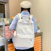 Nylon School Bag Large Capacity Laptop Book Bag Fashion Women Backpack  Business Travel