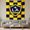 LA Galaxy Tapestry Wall Hanging, MLS Soccer Badge, Wall Decor for Bedroom Living Room Dorm