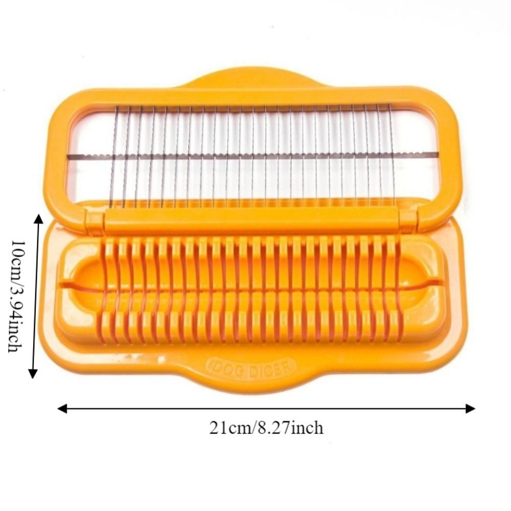Efficient Banana Slicer Stainless Steel Hot Dog Slicer Practical Sausage Helper Food Preparation
