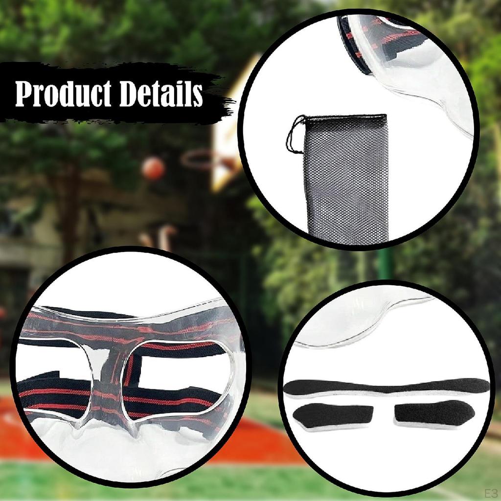 Osłona nosa do aktywności sportowych z regulowaną pianką