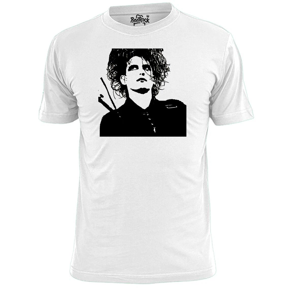 Mens Robert Smith Stencil V2 T shirt The Cure Goth S