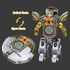 Deformation Robot Fingertip Gyro Decompression Toy Creative New Special Rotating Cool Deformation Gyro