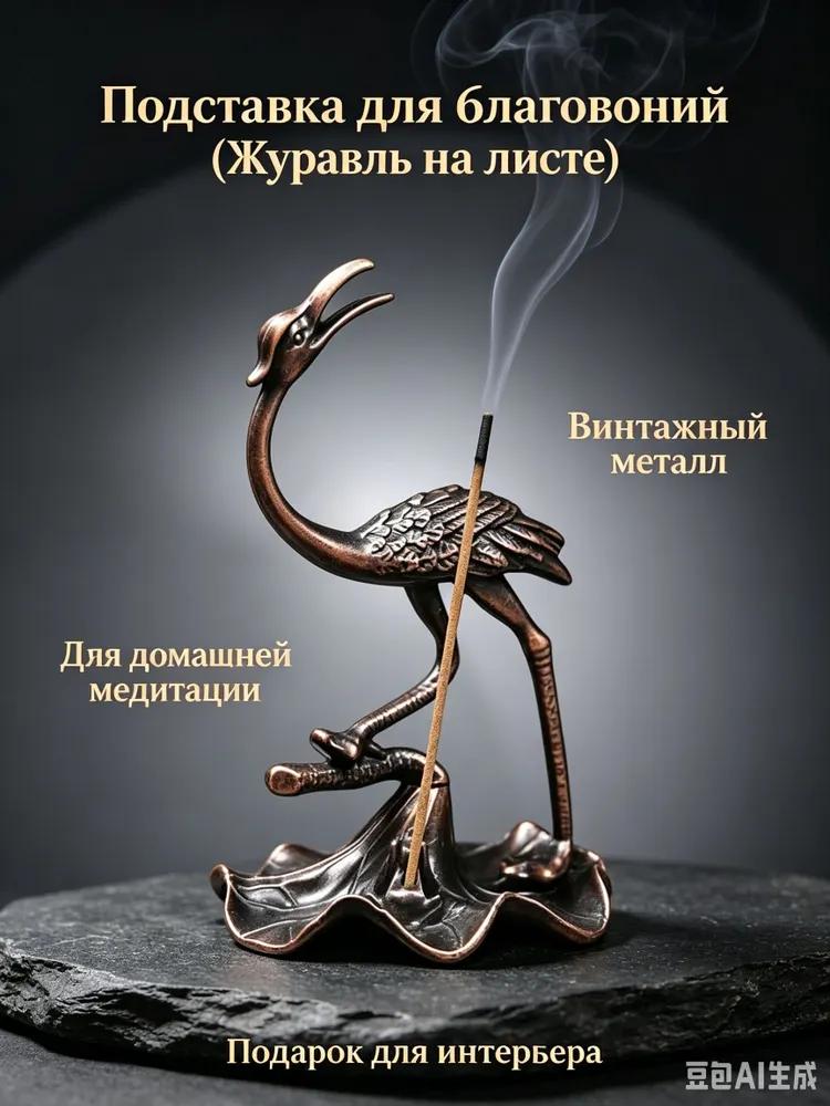 Incense stand against flying ash, aromatic sticks burner stand