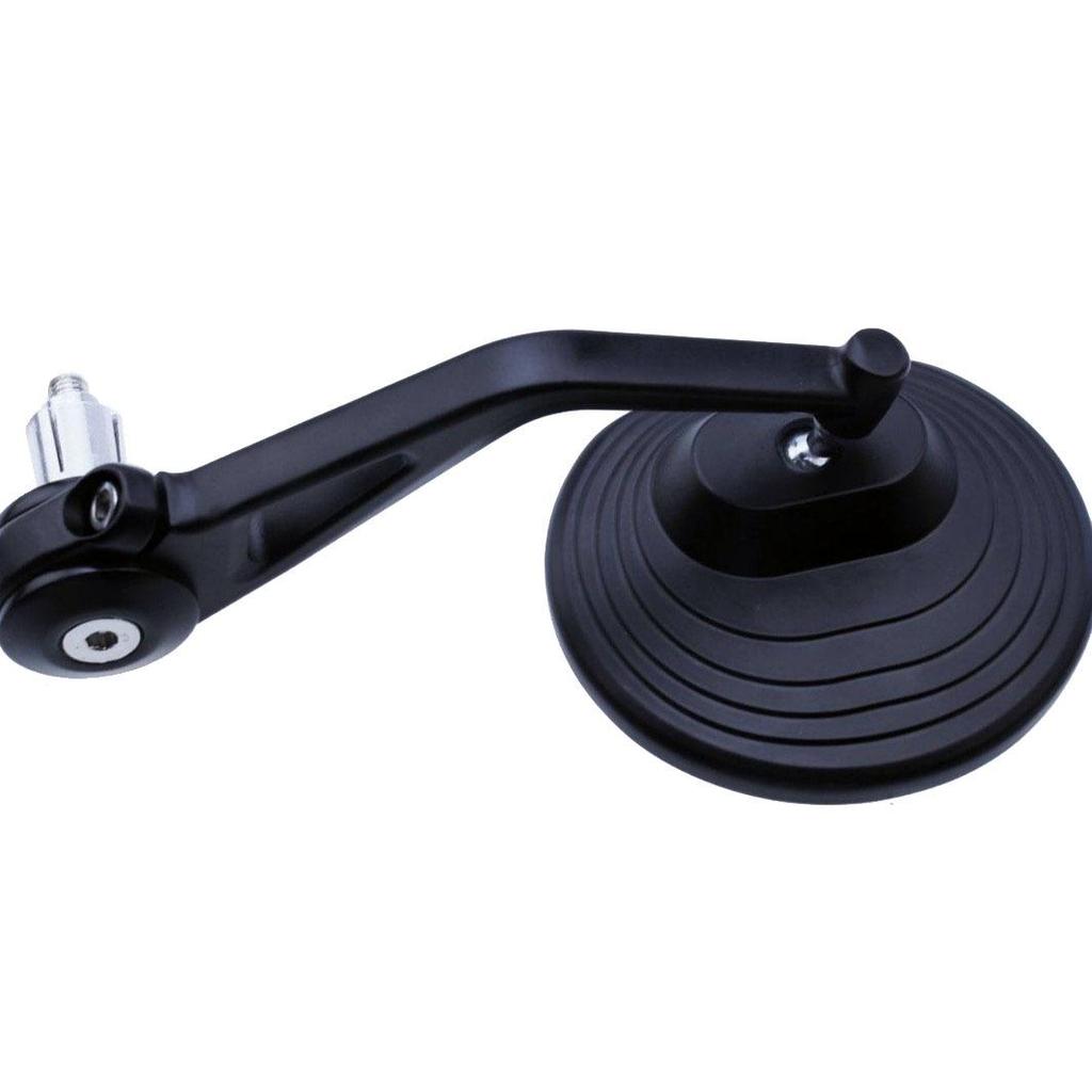 Universal CNC Motorcycle Round Bent Handlebar Rearview Mirror