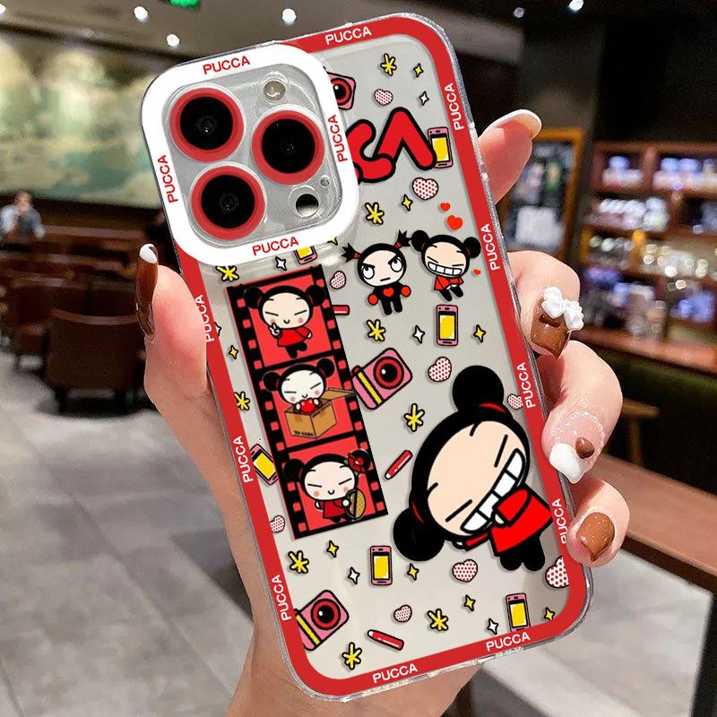 

Cartoon Puccas Garus Phone Case For Samsung S25 S24 S23 S22 S21 S20 FE Note20 Note10 Plus Ultra Lite 5G Clear Soft TPU Cover Samsung S10 Plus 4G