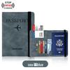 PU Leather Cross-Border Travel Passport Holder & Document Protector