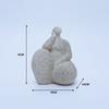 Fette Mädchen Yoga Figuren Statue Schreibtisch Dekoration Ornamente Fette Frau Tänzerin Abstrakte Figur Harz Skulptur Raum Ästhetische Deko