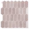 Self-adhesive Stereo Wall Stickers Waterproof 3D Peel and Stick Backsplash 12" x 12" Oil Proof Wall Tile for Kitchen Bathroom