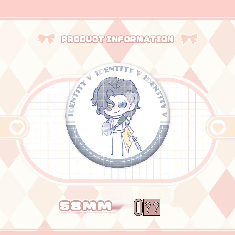 Identity V Charms: Gardener, Entomologist, Mechanic, Prisoner, Seer Badges