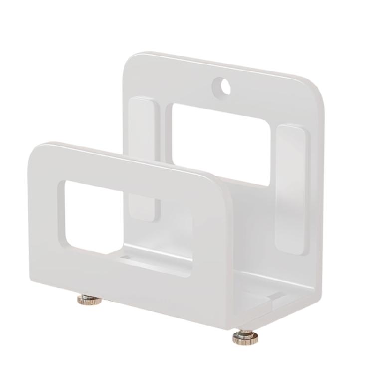 Durable Carbon Steel Electronics Shelf Wall Mount No Tools Needed Holds Router Sound System Devices Ventilation Design