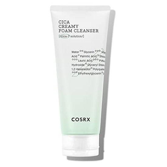 COSRX Pure Fit Cica Creamy Foam Cleanser 150ml facial wash cleansing skincare basic cosmetics
