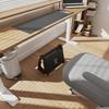 Adjustable Foot Rest Under Desk Dual Purpose Foot Stool with Massage Rollers Ergonomic Office Leg Support Relieve Fatigue
