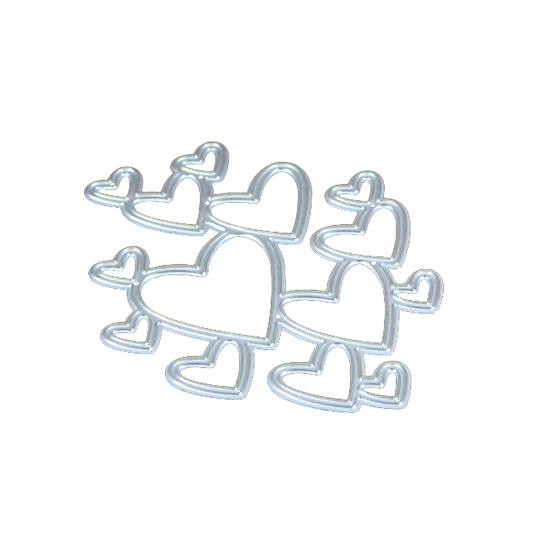 

Cutting Dies Stencil DIY Scrapbook Paper Card Craft Love Heart Shape Die Cutter