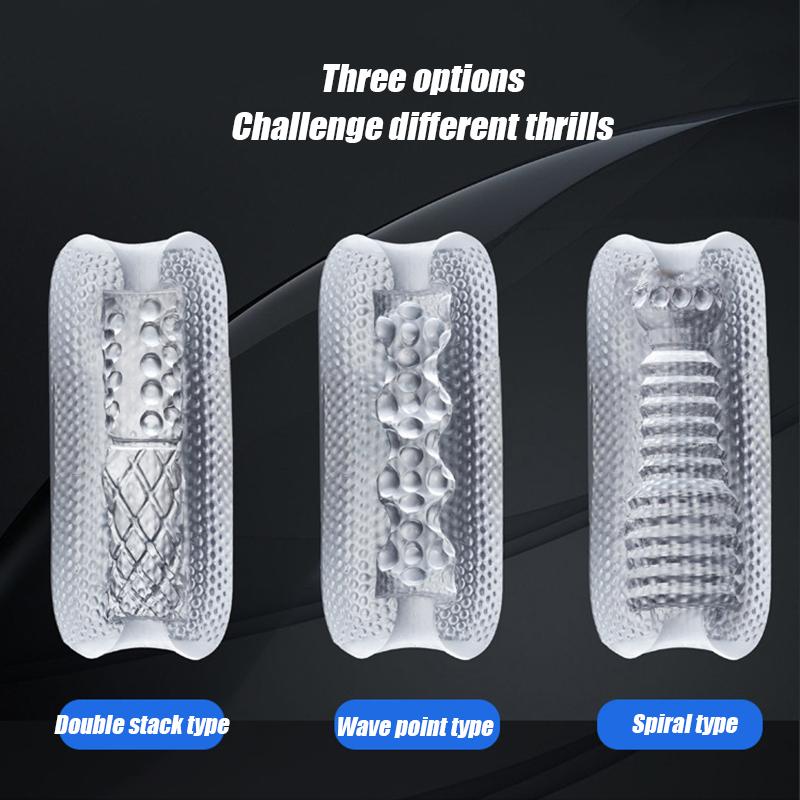 Male Masturbation Soft Stimulating Penis Massager Silicone Stretchable Masturbator Sex Toys for Men Masturbation Cup