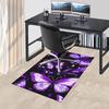 1PC Butterfly Flowers Carpet Ultra Soft, Thick & Absorbent, Non Slip Machine Washable Mat for Entryway