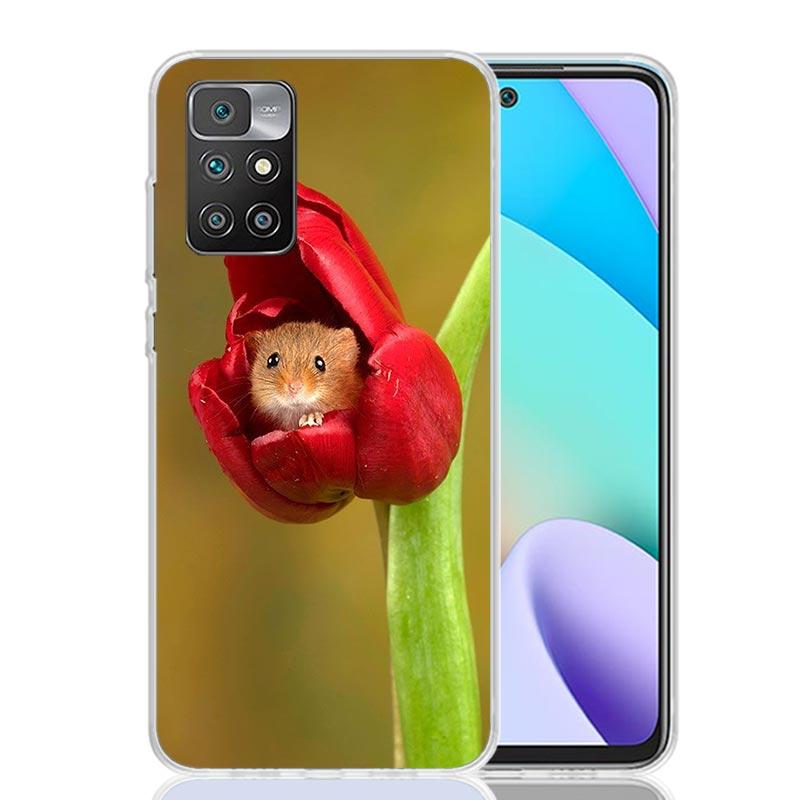 Cute Lovely Pet Hamster Case Phone Cover for Xiaomi Redmi 13 13C 14C 12 12C 10 10C 10A 9 9C 9A 9T 8 8A 7 7A 6 Pro 6A K70 K60 K40