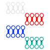 8 x Scuba Diving Snorkeling Silicone Snorkel Keeper Holder Gear Spare Parts