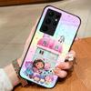 Cartoon Gabbys Dollhouse Phone Case For Samsung S26 S25 Edge Ultra 23 22 21 20 Ultra Plus S24 Fe Glass Cover