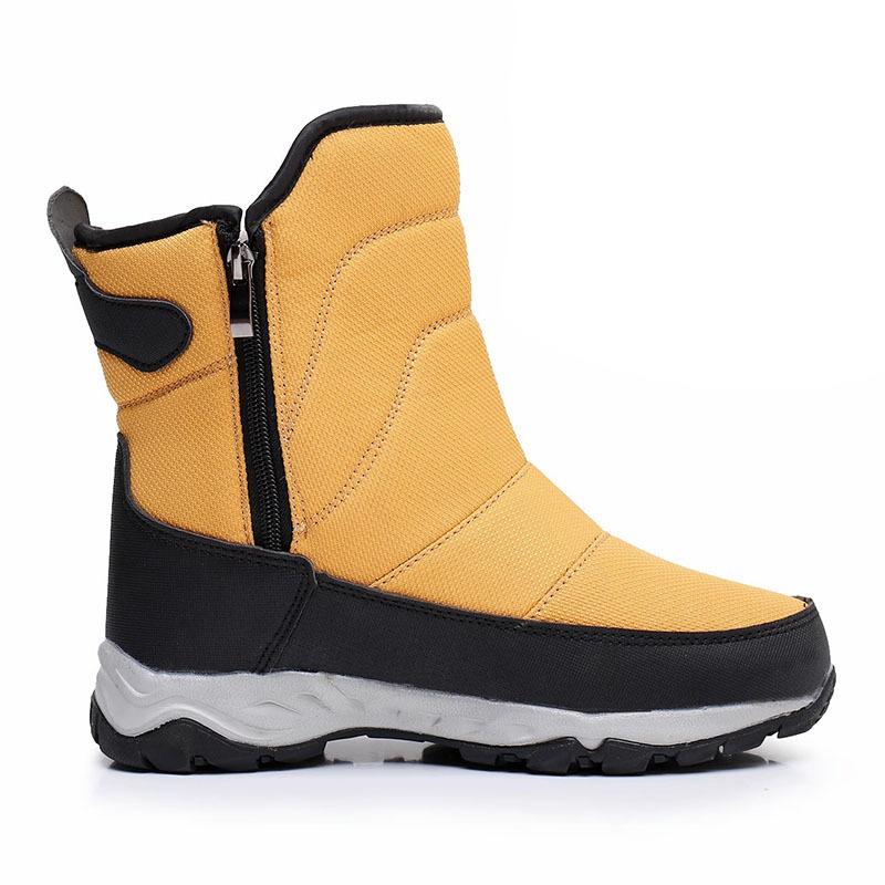 Men's and Women's Large Size Winter Warm Snow Boots Plush Lining Waterproof Ankle Boots Non-slip Outdoor Shoes Hiking Mountaineering Sports Boots