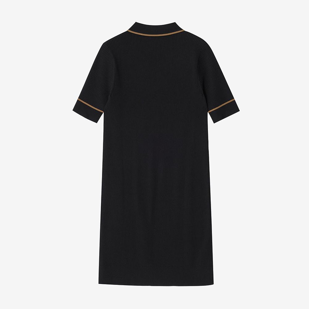 Fred Perry [Womens] Rib Knit Shirt Dress (102) Afpf2336163-102