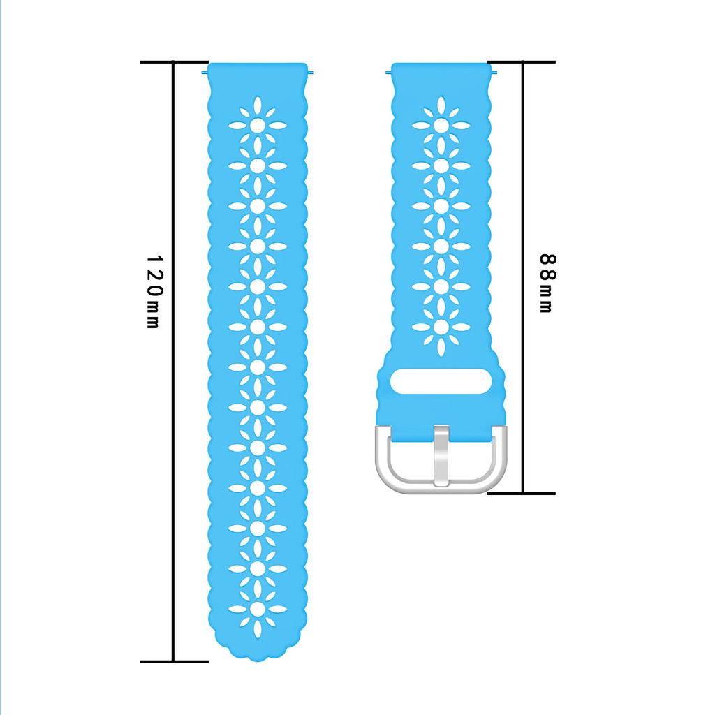 Sport-Lace-Armband für Samsung Galaxy Watch 4/5/5 Pro/6 Classic/Active 2 Silikon 20mm 22mm Armband Damenarmband Huawei GT 4-3-2-2e