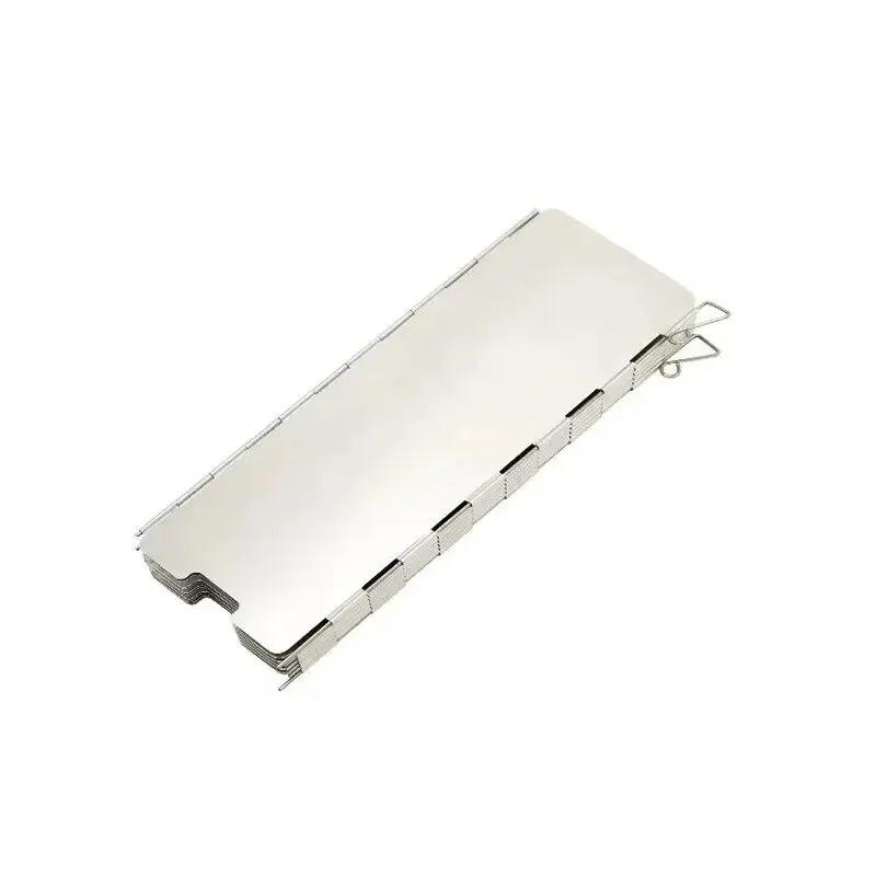 

Outdoor Gas Stove Windshield Thickened Folding Cassette Stove Windshield (8pcs)