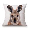 Australian Animals Wombat Kangaroo Possum Kookaburra Birds Koala Poster Cushion Cover Decorative Pillow Case