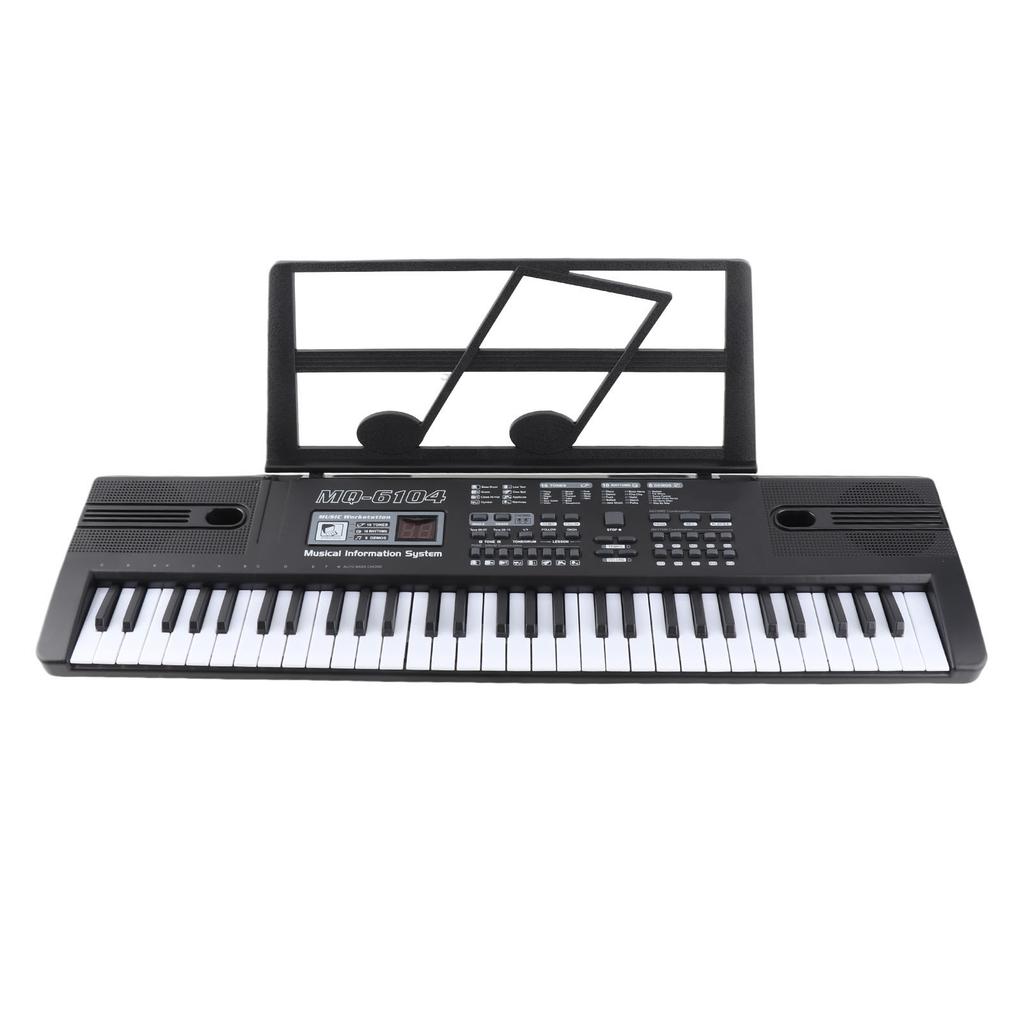 61 Keys Digital Music Electronic Organ Portable Keyboard with Microphone for Children