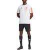 Adidas Manchester United Tiro 23 Training T-Shirt Round Neck Three Stripes Logo Print Comfortable Short Sleeve Football Shirt Men Tops White IA8488