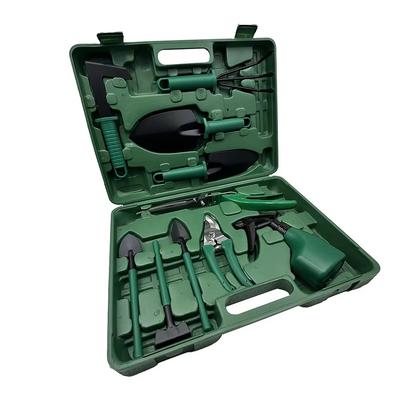 5/10Pcs Floral Print Horticultural Planting Tools Set Ergonomic Handle Rake Planting Garden Tools Kit Sprayer Non-Slip Grip