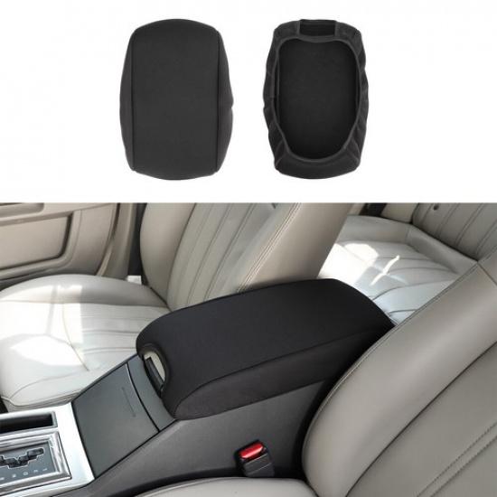 Black Center Console Armrest Lid Pad Cover for Charger Chrysler 300c 2004-2010