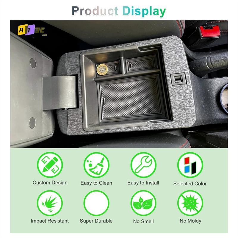 A03E-For MG ZS   2024 Centre Console Organiser Armrest Storage Box Tray Glove Box Interior Accessories