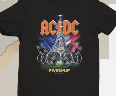 Acdc Paryż Pozdrawiamy Cię Hippodrome Paryż Trasa Europa 2024 Koszulka