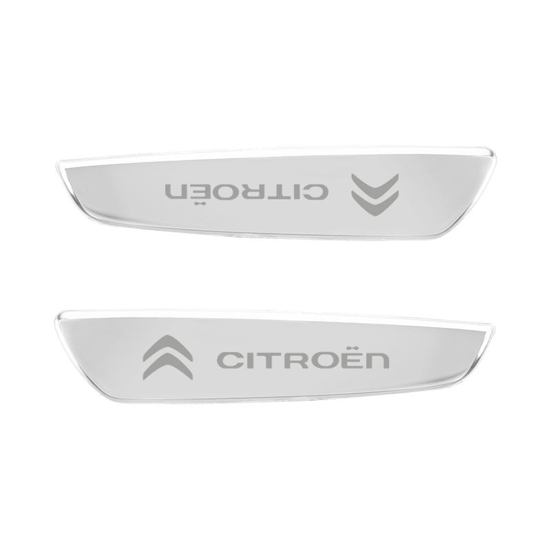 

2 шт. Металлические декоративные наклейки на кузов автомобиля для Citroen C4 C3 C5 C1 C2 Berlingo C-Elysee C4-Picasso C4-Aircross Автомобильные наклейки