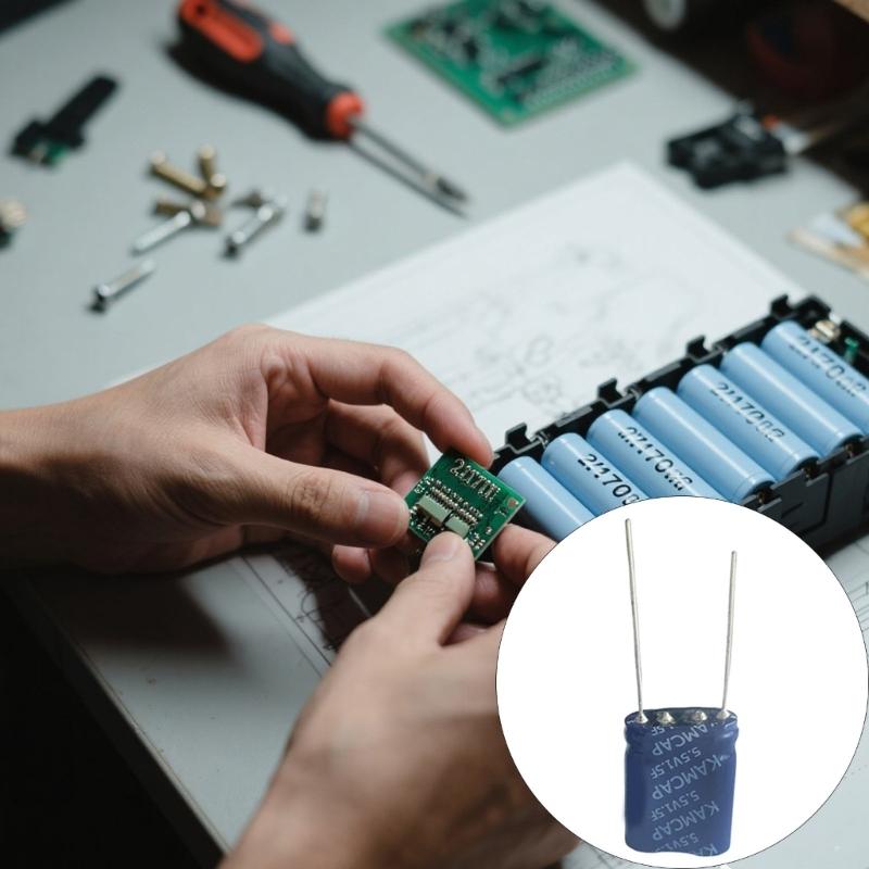 Instantly Use Supercapacitor Module 5.5V 1.5F Prewired Voltages Balance Super Capacitor Embedde System Power Solution