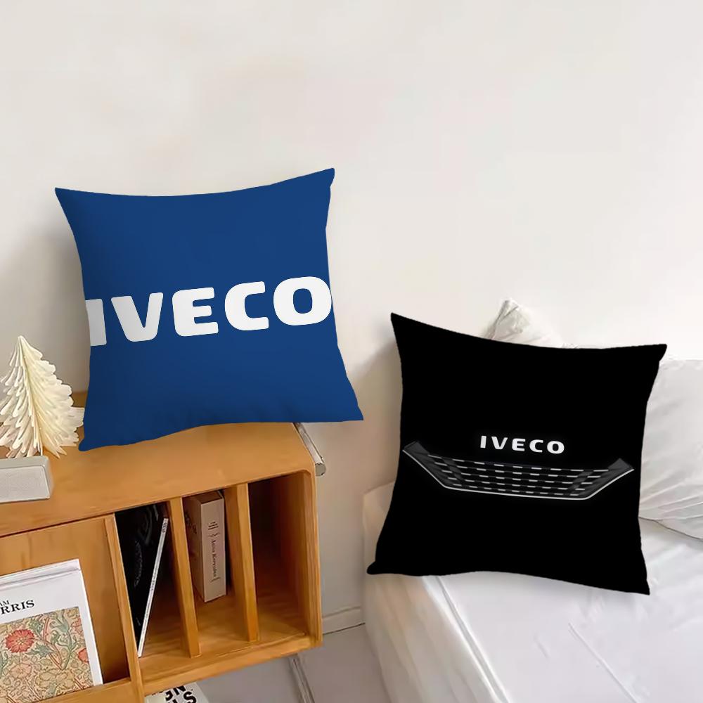 Funda de Cojín Cómoda Suave Funda de Almohada para Coche para Sofá Sala de Estar I-Iveco Habitación Oficina en Casa Decoración Fundas Protectoras