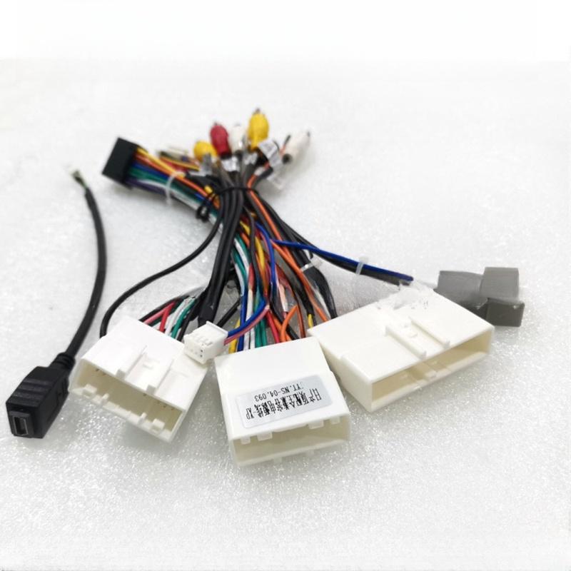 Car Radio Canbus Box Decoder NS-SS-04A For All Nissan Radio Car 2 Din Android (High Version) Wiring Harness Power Cable