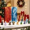 Christmas Party Favors Flat Acrylic Calendar 24 Dragon Advent for Children Days 2D Ornaments Interactive