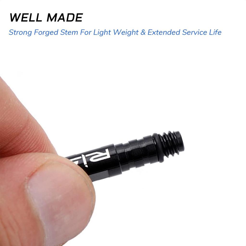 2 PCS 45mm Bicycle Presta Valve Extender Kit with Valve Core Remover Tool for Tubeless Mountain Bike Road Bike MTB