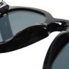 Great LOUIS VUITTON sunglasses LV Signature Square Round Black Silver Z1963U Used