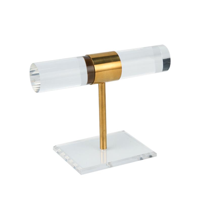 High-End Transparent Jewelry Display Stand for Bracelets, Necklaces, Bangles, and Watches.
