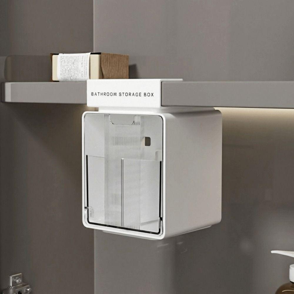 Hanging/Hook Style Drawer Style Storage Box Plastic Makeup Storage Container for Cotton Pad