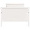 Bed Frame with Headboard White 80 x 200 cm Engineered Wood