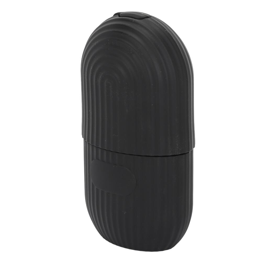 2pcs Ice Face Roller Reducing Puffiness Silicone Facial Eye Cold Roller Massage Tool for Home Black